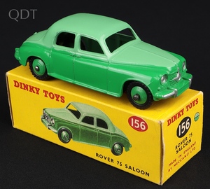 Dinky toys 156 rover 75 saloon kk592 front