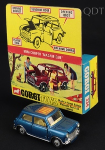 Corgi toys 334 mini cooper 'magnifique' kk609 front