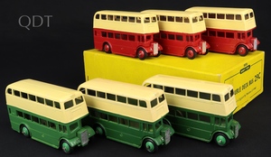 Trade box dinky 29c double deck buses kk627 front