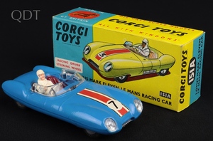Corgi toys 151a lots mark eleven le mans racing car kk648 front