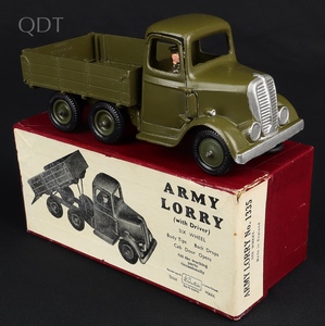 Britains models 1335 army lorry with driver kk668 front