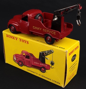 French dinky toys 35a dinky service breakdown truck kk675 back