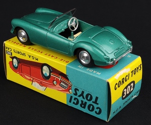 Corgi toys 302 mga sports car kk681 back