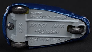Corgi toys 233 heinkel economy car kk695 base