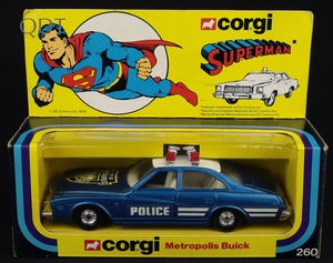 Corgi toys 260 metropolis buick superman kk705 front