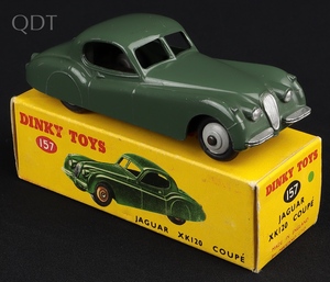 Dinky toys 157 jaguar xk120 coupe kk732 front