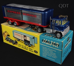 Corgi toys 1137 express service truck trailer kk740 front