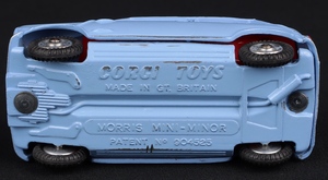 Corgi toys 226 morris mini minor kk748 base