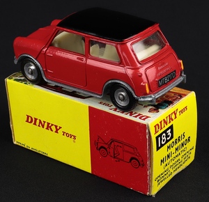 Dinky toys 183 morris mini minor automatic kk758 back