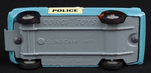 Corgi toys 506 police panda imp kk782 base