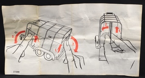 Corgi toys 112 rice's beaufort double horse box kk792 leaflet