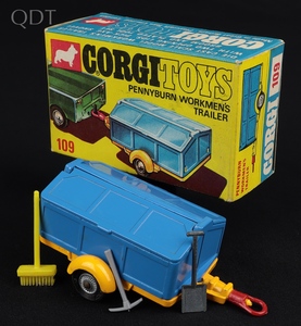 Corgi toys 109 pennyburn workmen's trailer kk793 front