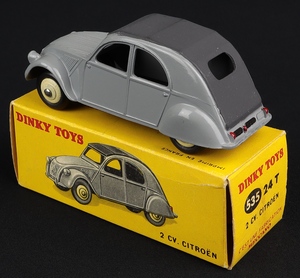 French dinky toys 24t 535 2 cv citroen kk818 back