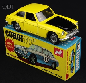 Corgi toys 345 mgc gt kk829 front