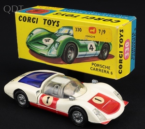 Corgi toys 330 porsche carrera kk834 front