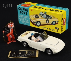 Corgi toys 318 lotus elan s2 kk835 front