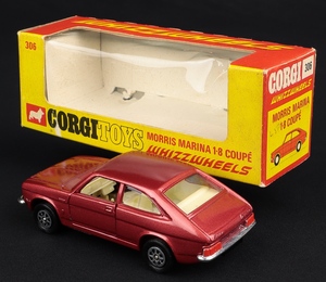 Corgi toys 306 morris marina 1.8 coupe kk842 back