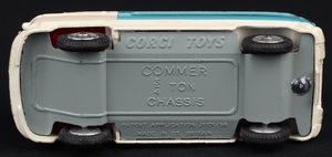 Corgi toys 466 commer milk float kk843 base