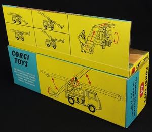 Corgi toys gift set 64 working conveyor forward control jeep kk844 back plinth