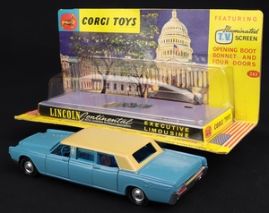 Corgi toys 262 lincoln continental limousine kk853 back