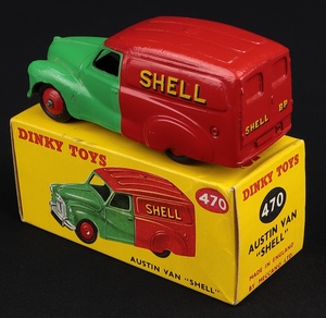 Dinky toys 470 austin van shell kk875 back
