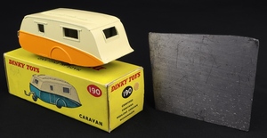 Dinky toys 190 caravan dinky printing plate kk880 back