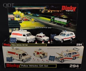 Dinky toys gift set police vehicles kk884 front