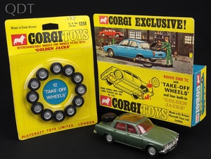 Corgi toys 275 rover 2000 tc 1351 golden jacks kk888 front