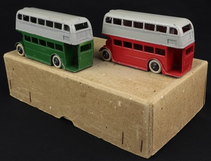 Trade box dinky toys 29c doube deck bus kk895 back