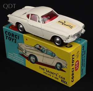 Corgi toys 258 saint's car volvo kk944 front