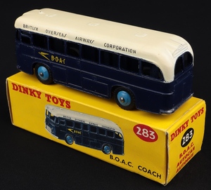 Dinky toys 283 boac coach kk952 back