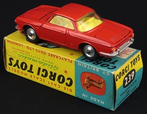 Corgi toys 239 volkswagen 1500 karmann ghia kk979 back