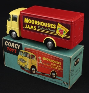 Corgi toys 459 moorhouses erf van kk987 back