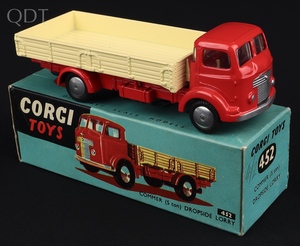 Corgi toys 452 commer dropside lorry kk988 front