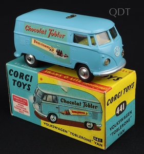 Corgi toys 441 vw toblerone van kk992 front