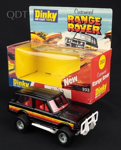 Dinky toys 203 customised range rover ll1 front