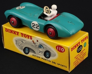 Dinky toys 110 aston martin db3 sports ll26 back