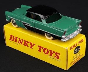 French dinky toys 24d plymouth belvedere ll35 back