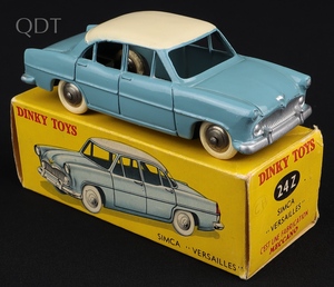 French dinky toys 24z simca versailles ll37 front