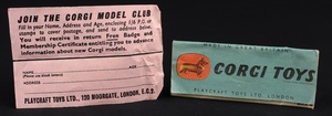 Corgi toys 404 bedford dormobile personnel carrier ll40 booklet