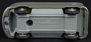 Corgi toys 433 volkswagen delivery bvan vroom & dreesmann ll47 base