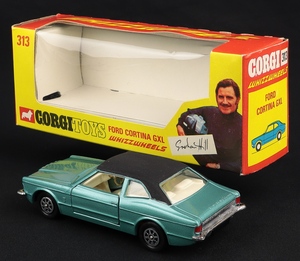Corgi toys 313 ford cortina gxl graham hill ll49 back