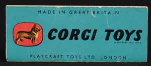 Corgi toys 205m riley pathfinder saloon ll54 booklet