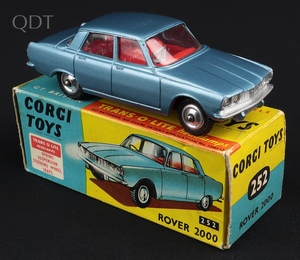Corgi toys 252 rover 2000 ll60 front