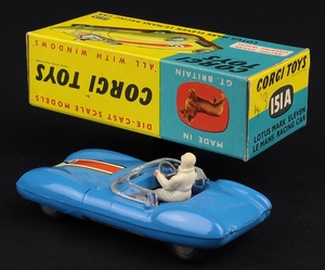 Corgi toys 151a lotus mark eleven le mans racing car ll74 back