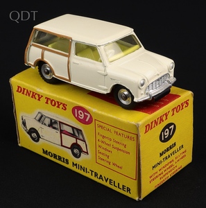 Dinky toys 197 morris mini traveller ll85 front