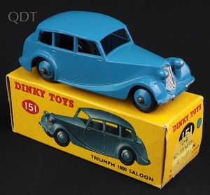 Dinky toys 151 triumph 1800 saloon ll96 front