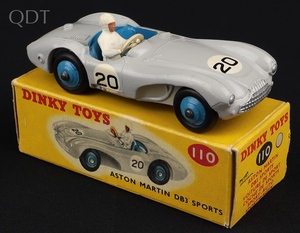 Dinky toys 110 aston martin db3 sports ll106 front