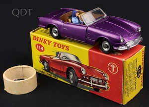 Dinky toys 114 triumph spitfire ll113 front
