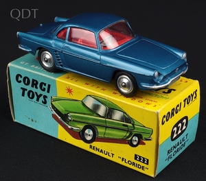 Corgi toys 222 renault floride ll117 front